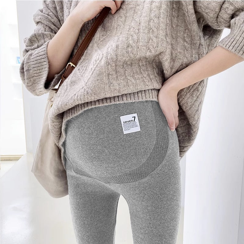 Not Tight Belly Casual Leggings High Elastic Maternity Belly Support Pants