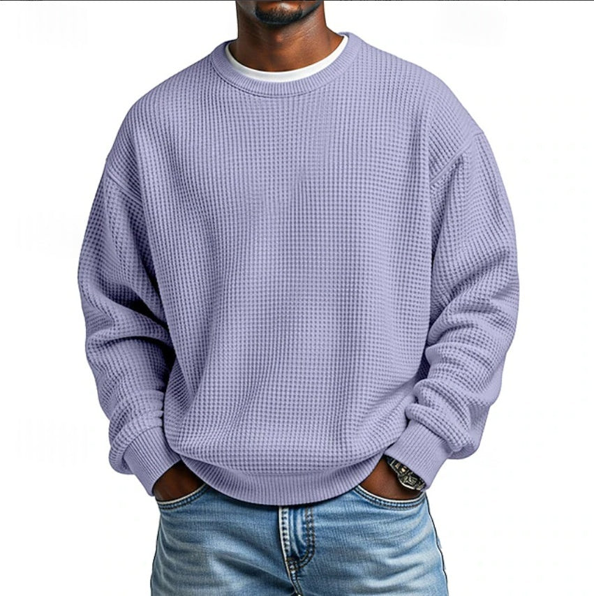 Mens Fashionable Simple And Relaxed Fit Sweatshirt