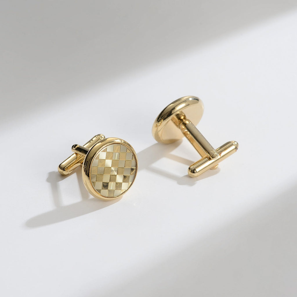 Daily Darcy New Retro Patch Copper Cufflinks