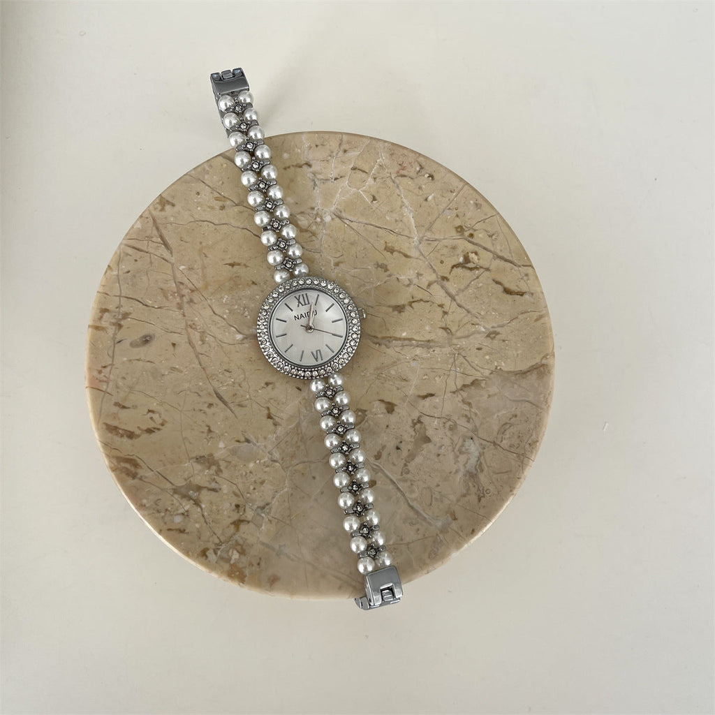 Exquisite Classic Style Good-looking Pearl Bracelet Watch