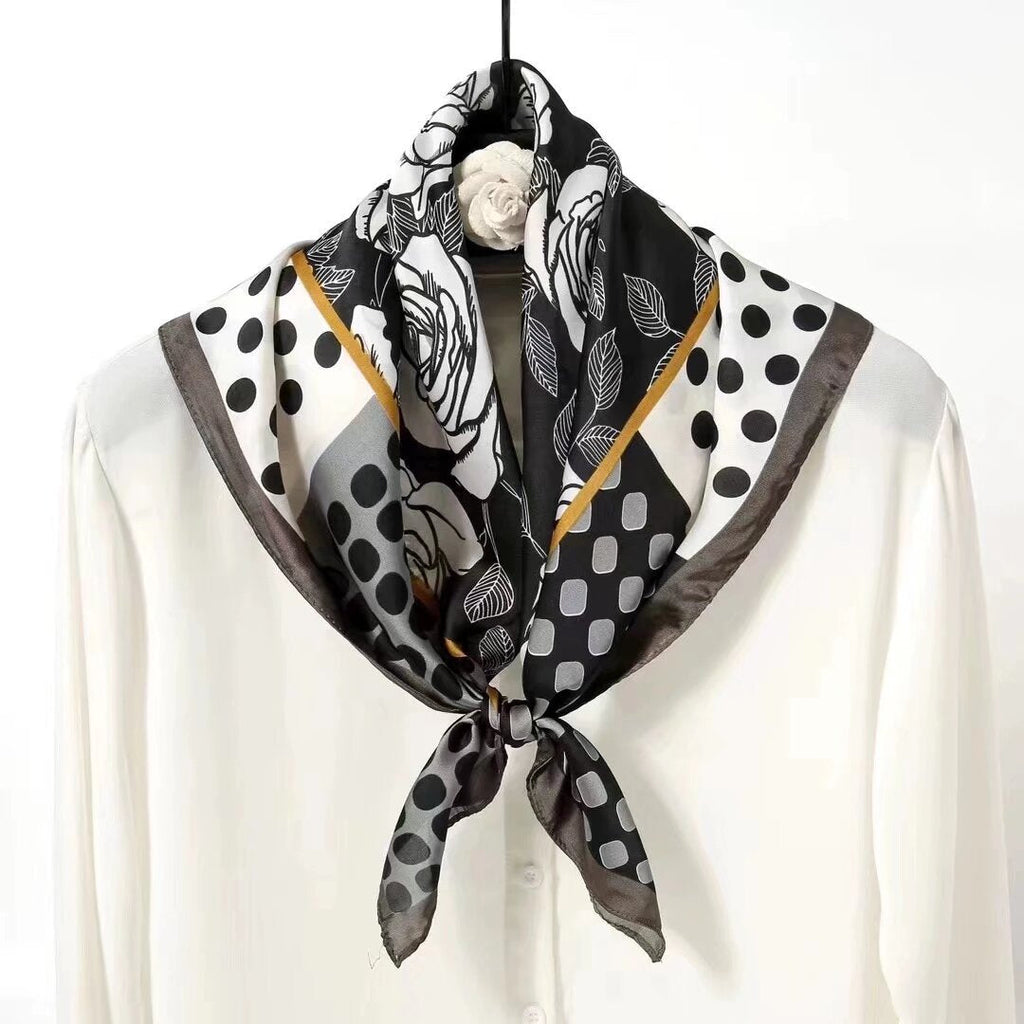 High-end Headscarf Versatile Neck Scarf Hairband Accessory