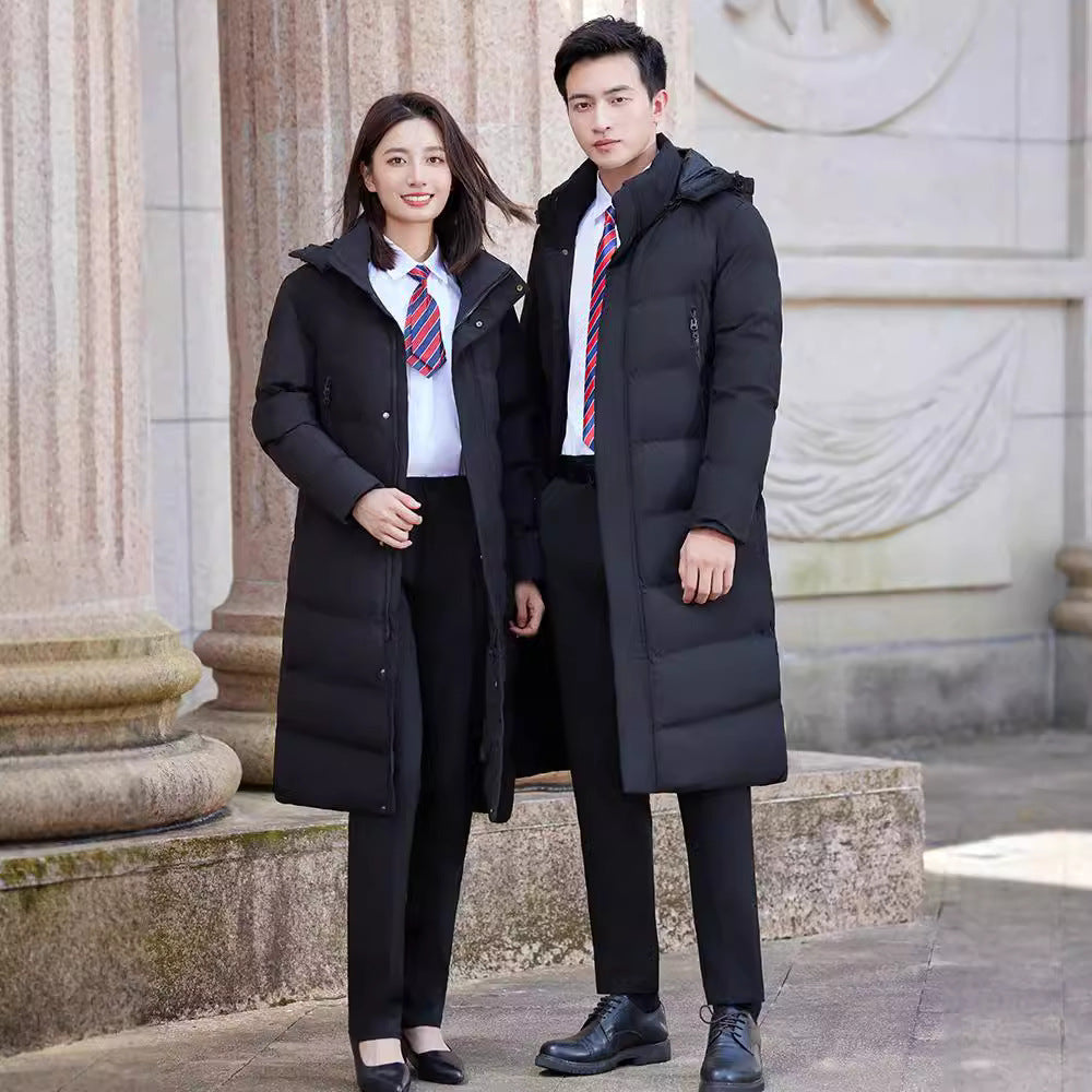 Mens Long Thick Winter Cotton Coat