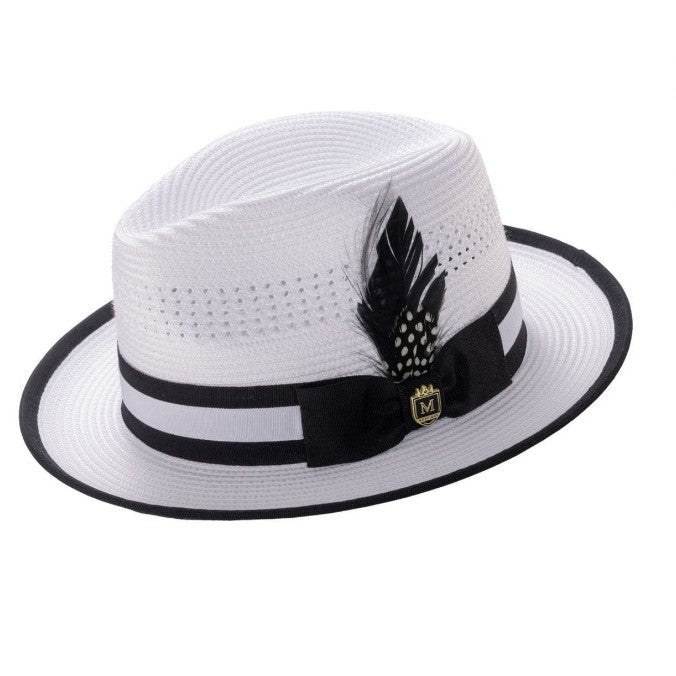 New Colorful Feather Jazz Hat For Sun Protection