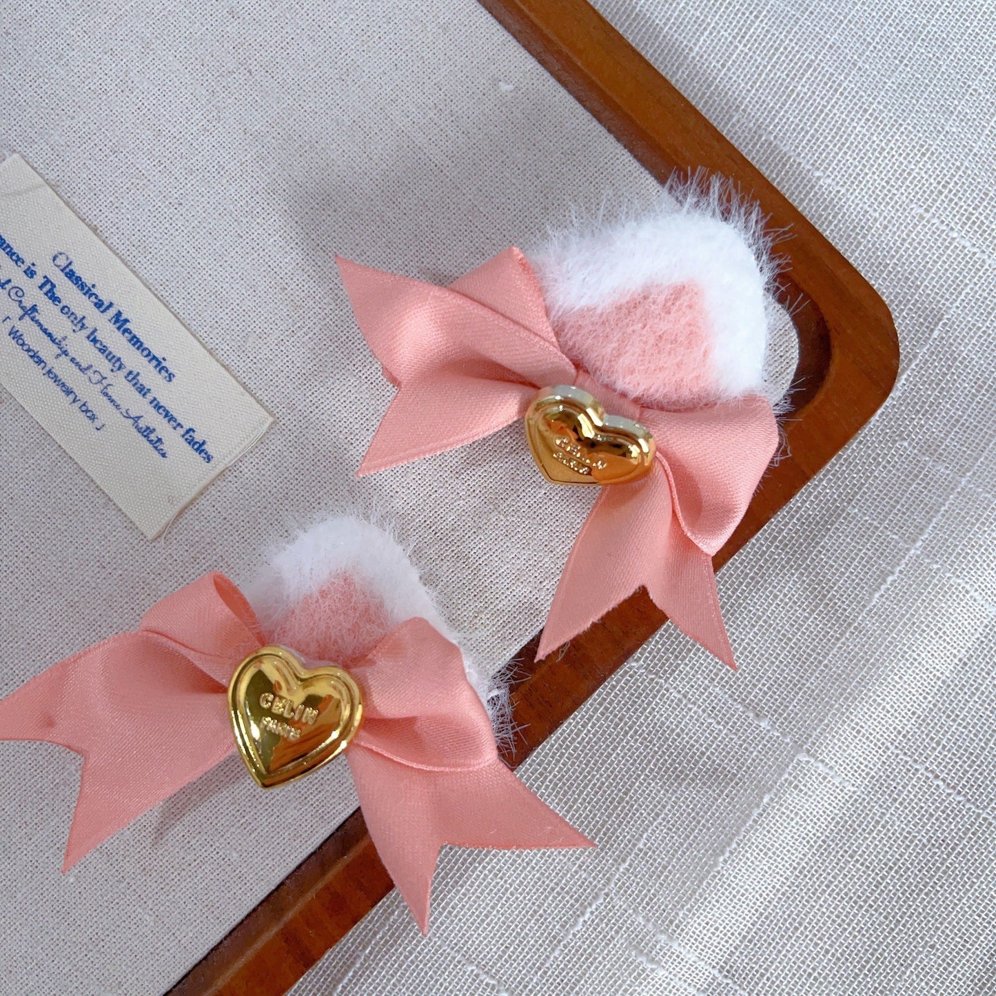 Cute Cat-ear Bow Hair Clip