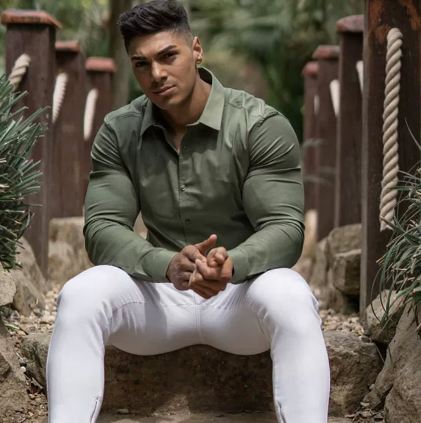 Spring Breathable Quick-drying High-elasticity Sports Shirt