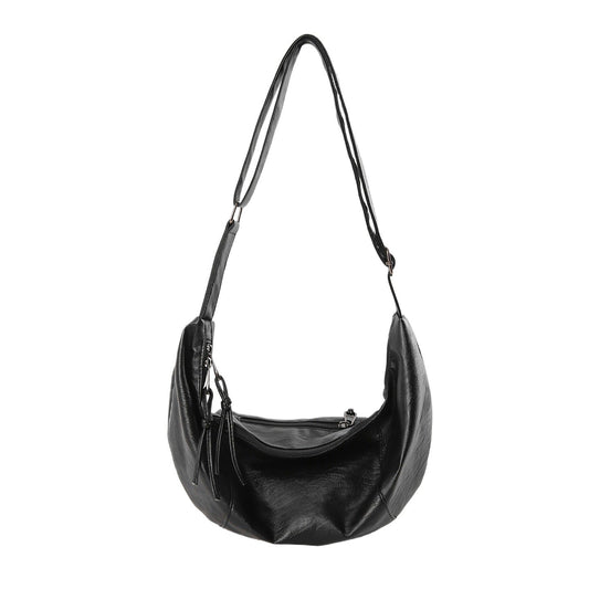 Large-capacity Motorcycle Riding Bag, Cool And Unique Crossbody Bag, Simple Single-shoulder Crossbody Bag