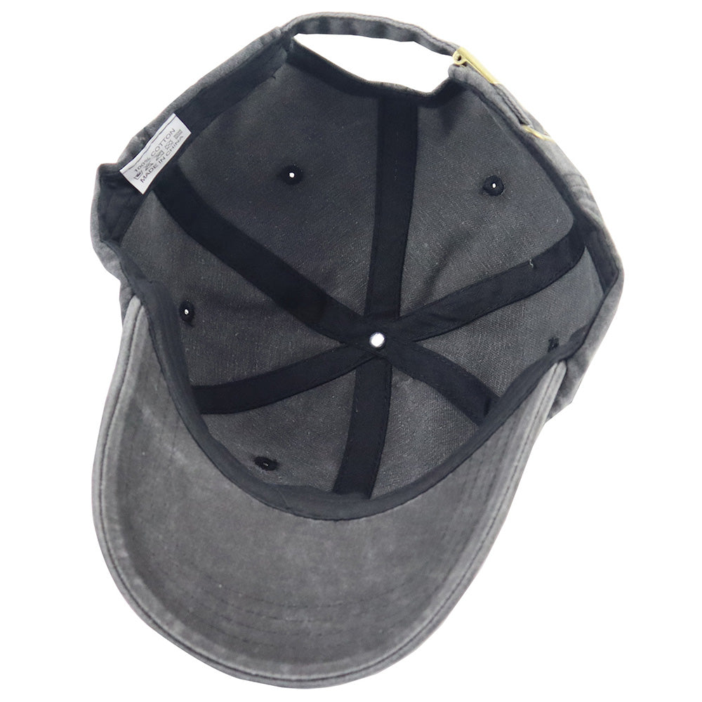 "I'd Rather Be Ghost Hunting" Embroidered Baseball Cap – Vintage Washed Hat