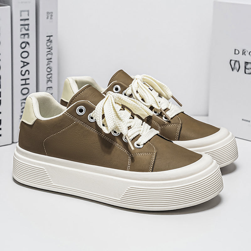 2026 Summer Viral Men Trendy Skate Shoes, Premium Edgy Casual Chunky Flat Breathable Sneakers