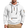 New Arrival European Size Half-Zip Multi-Pocket Casual Loose Sports Pullover Hoodie For Cross-Border Foreign Trade, Amazon Listing