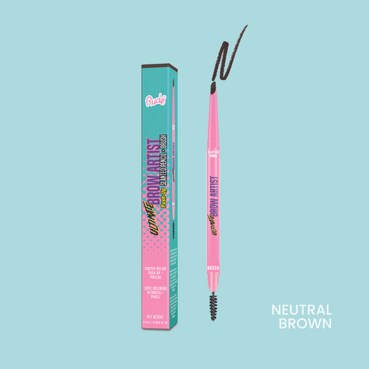 RUDE Ultimate Brow Artist Augenbrauenstift & Bürstchen – Push-Up Schräg