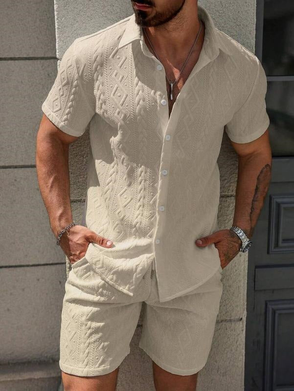 Fashionable Mens Casual Shirt Set