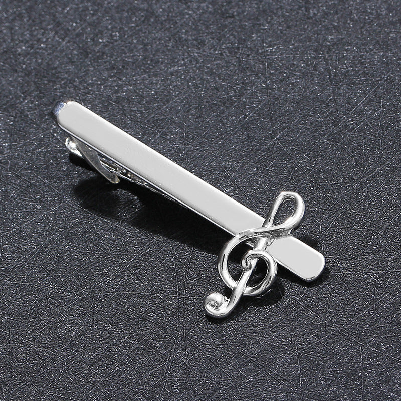 Fashion Copper Clip Men's Note Tie Clip