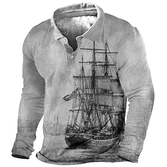 Mens Zip-up Sweatshirt With A Personalized Printed Long Sleeve