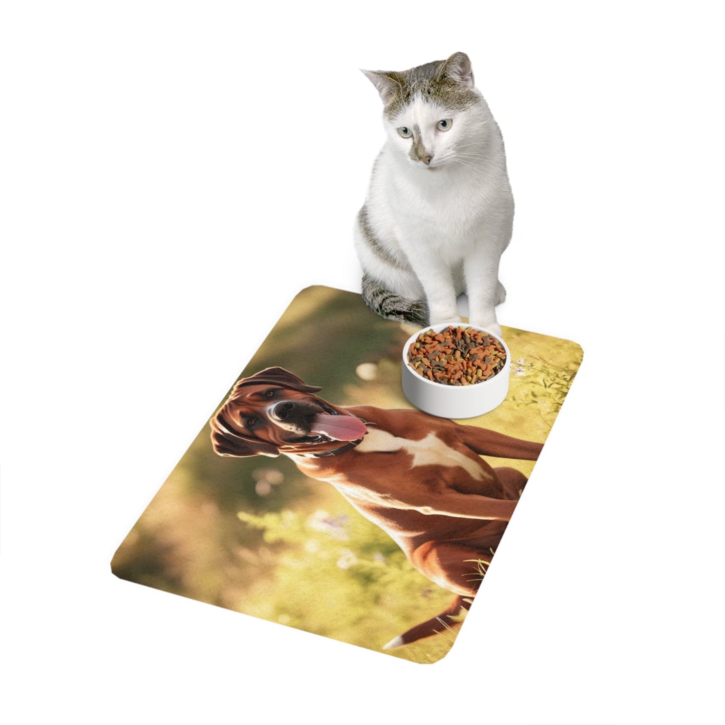 Non-Slip Pet Food Mat – Waterproof Feeding Mat for Dogs