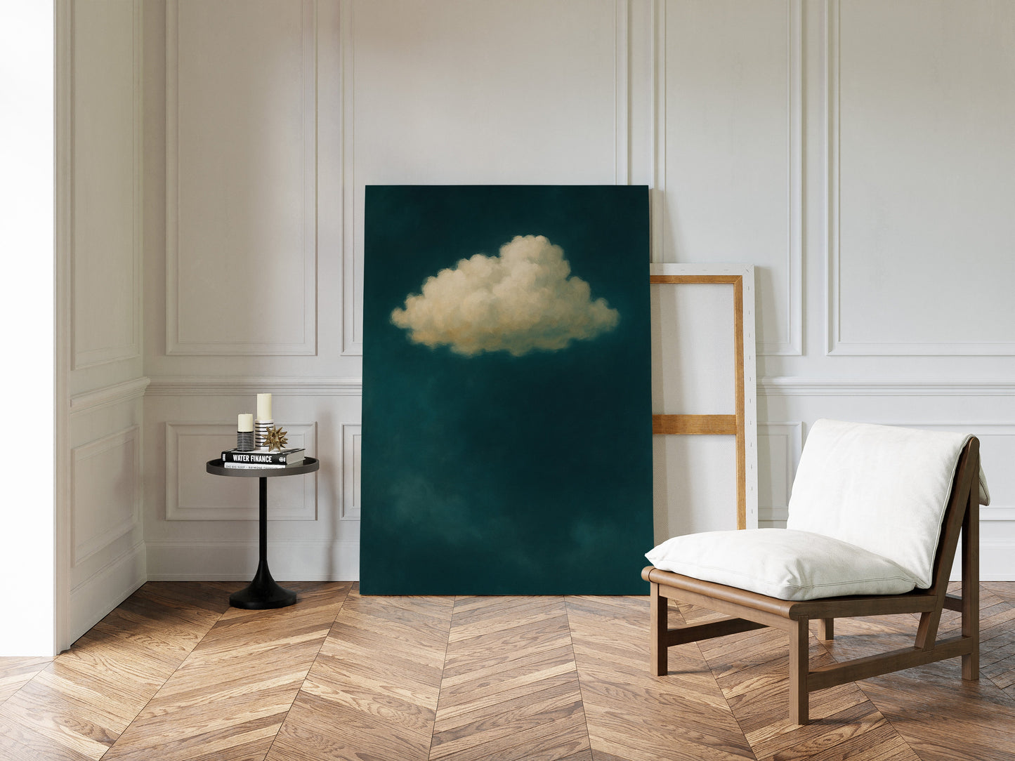 Lonely Cloud in Emerald Silence