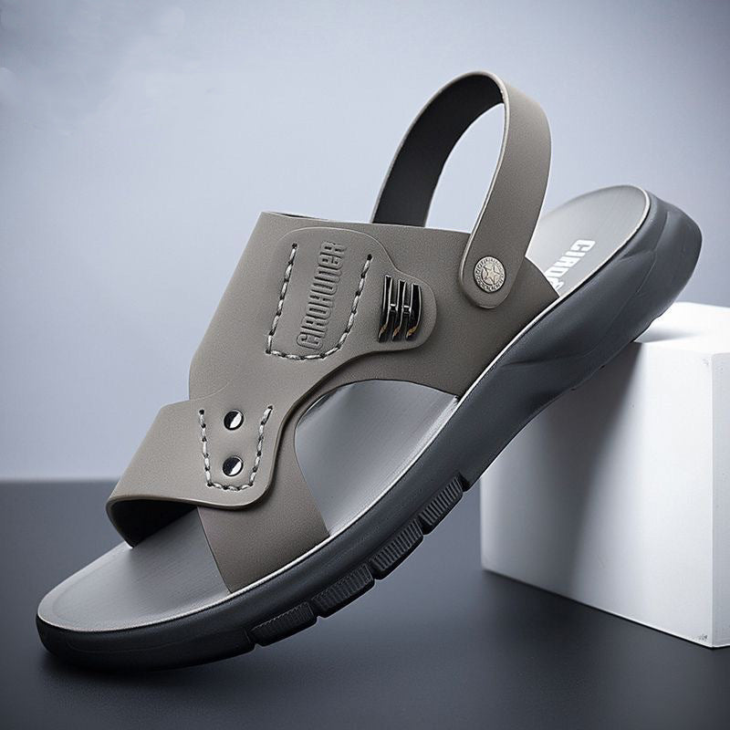 Waterproof Non-Slip Soft-Soled Mens Dual-Use Sandals
