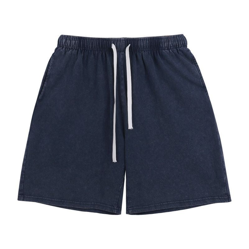 Casual Washed And Distressed Mens Shorts