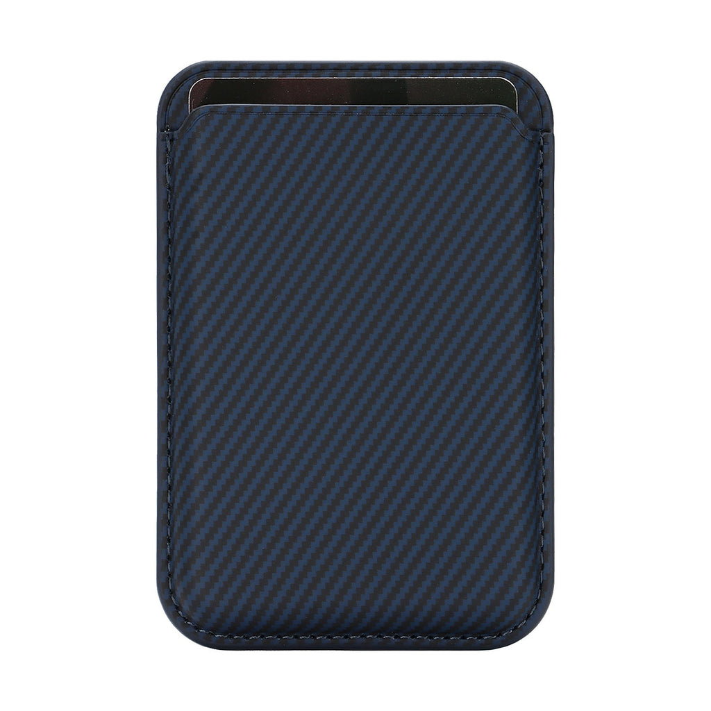 Ultra-thin Magnetic Carbon-fiber-pattern Card Holder