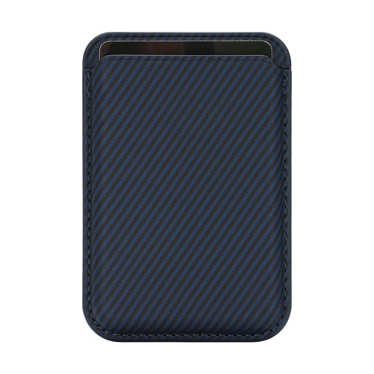 Ultra-thin Magnetic Carbon-fiber-pattern Card Holder