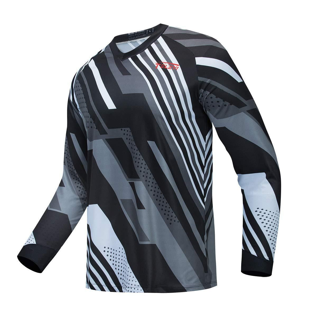 V-neck 3D Digital Print Long Sleeve