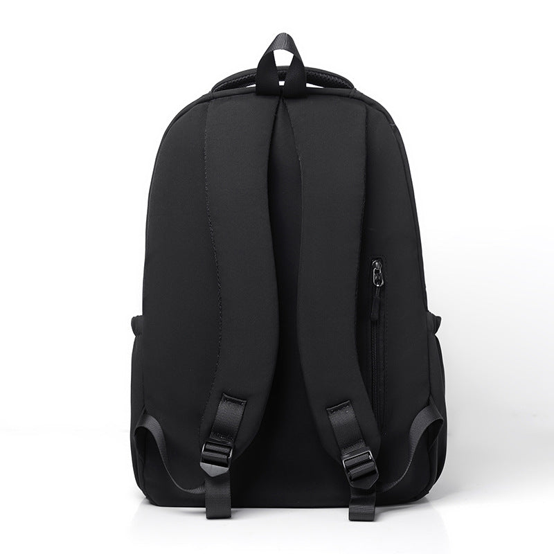 Fashion Oxford Backpack Waterproof Large Capacity Junior High School Students Schoolbag Girls Solid Campus Travel Bags Women
