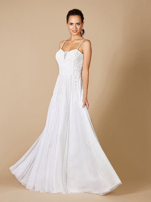 Lara Ginny Sweetheart Perlenbrautkleid