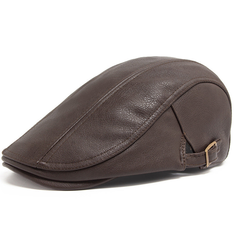 Autumn And Winter Thick Casual Peaked Cap