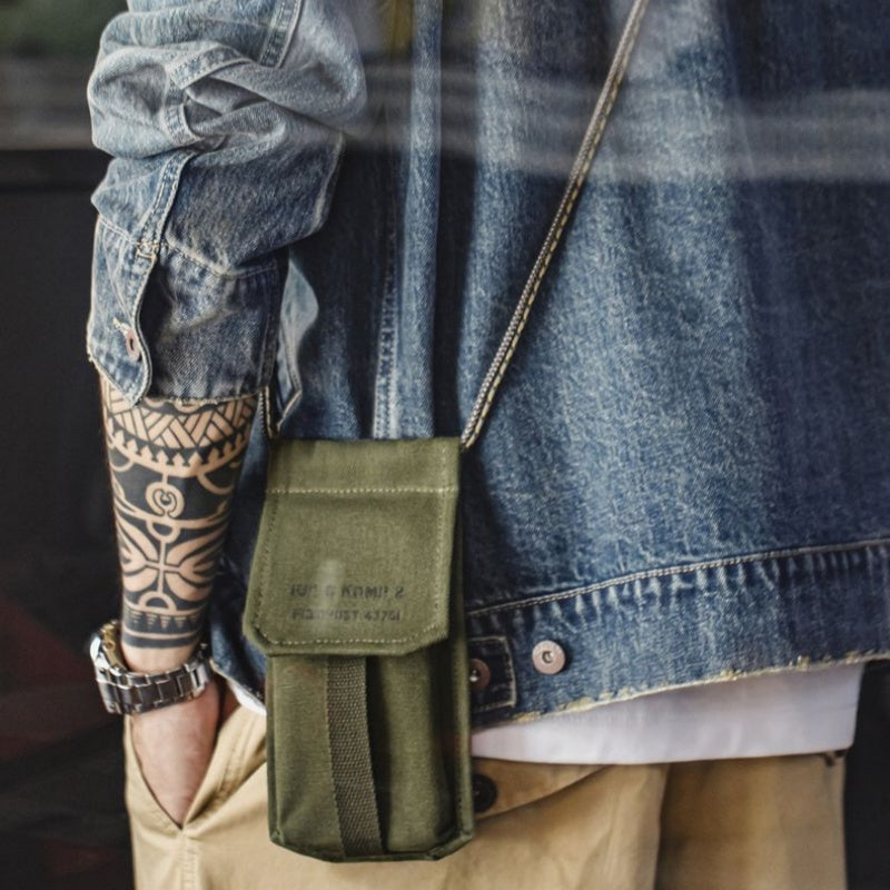 Ma Deng Workwear M16 Army Green Small Shoulder Bag For Field Operations