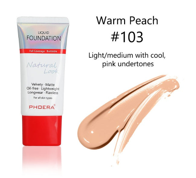 Matte Silky Tube Liquid Foundation