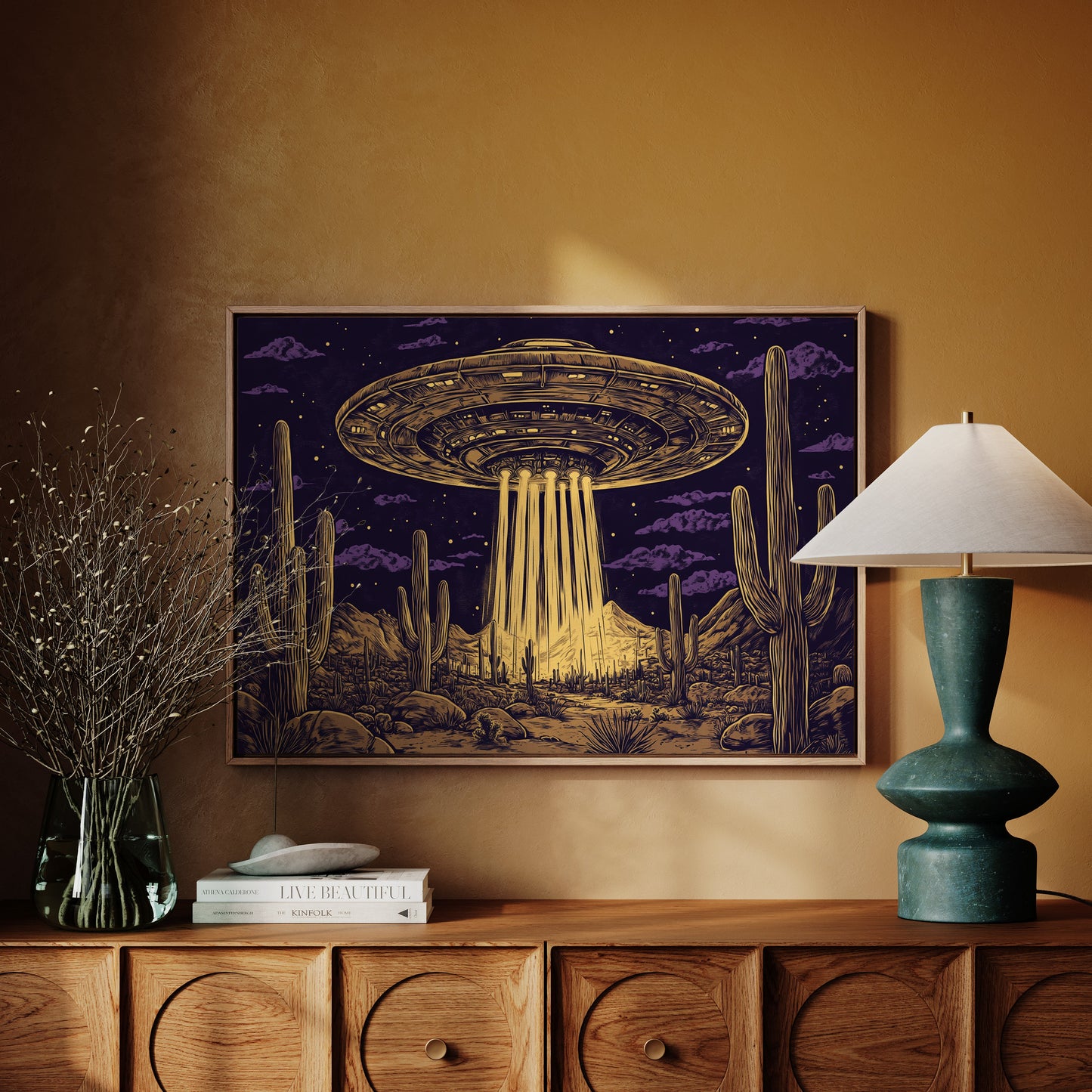 La dernière lumière dans le canyon