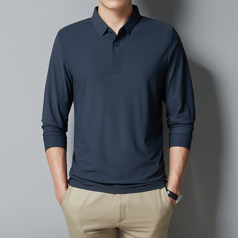 Plus-size Business-casual Stretch Slim-fit Shirt