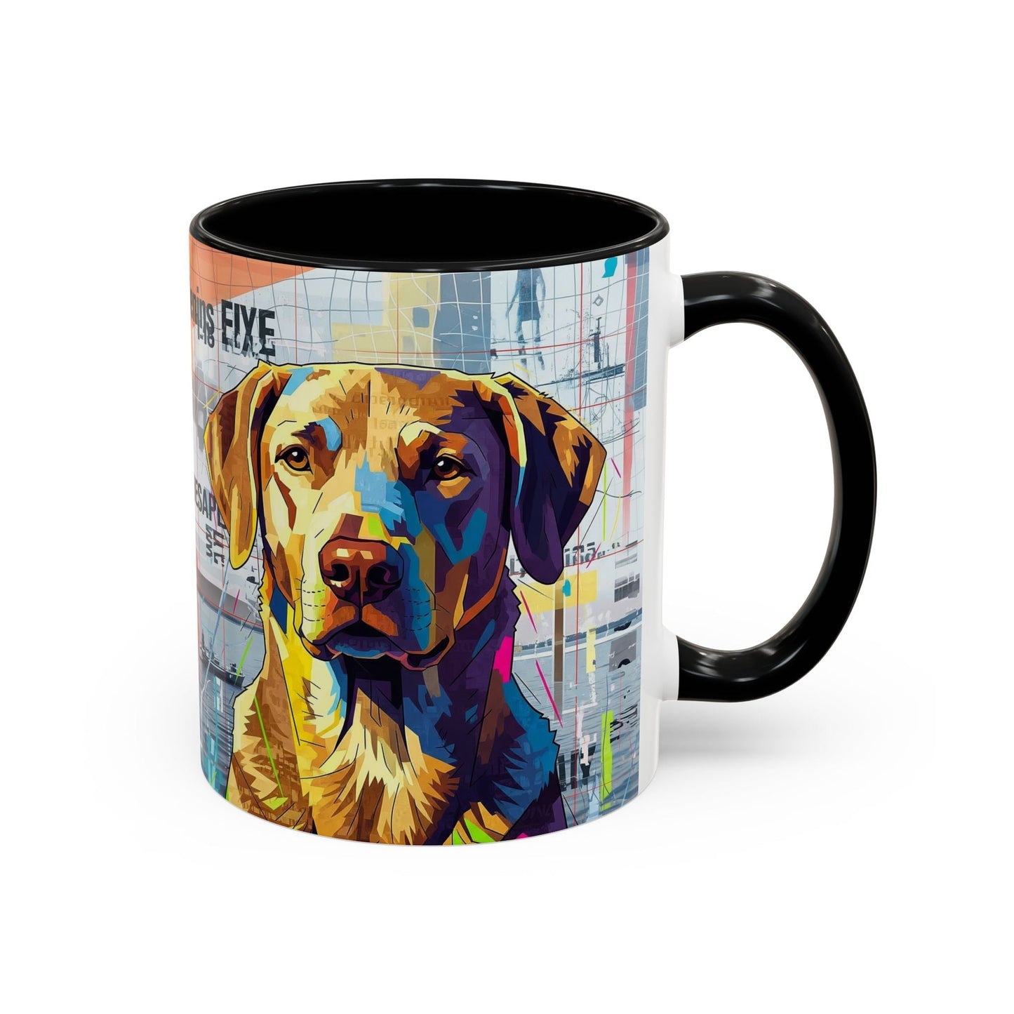 Keramiktasse mit Hunderassen-Motiv – 11 oz & 15 oz