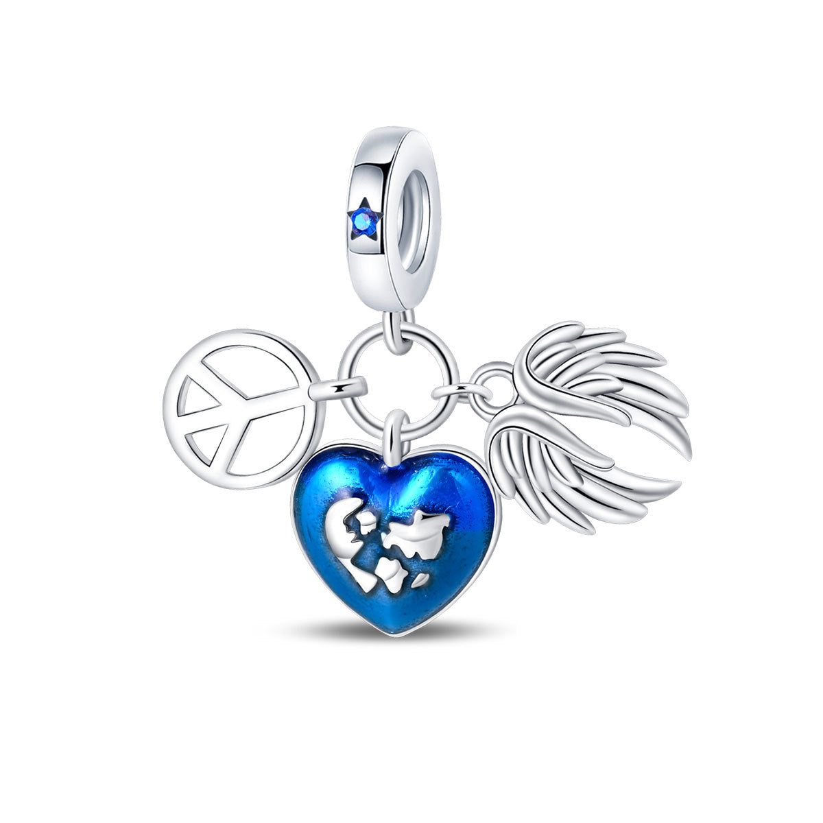 Pendant Bracelet DIY Protective Heart-shaped Bead Jewelry Accessories