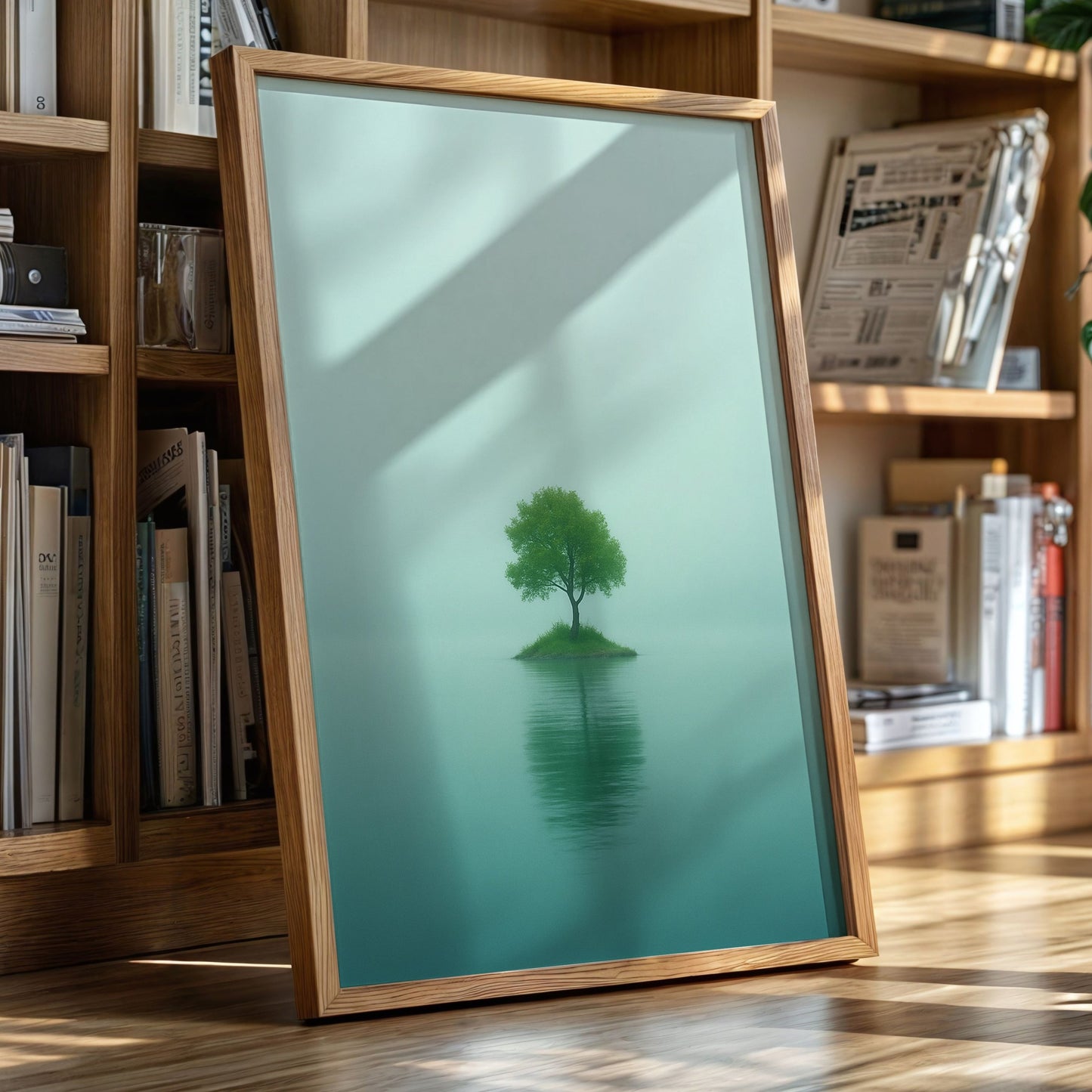 Solitary Tree in Mist