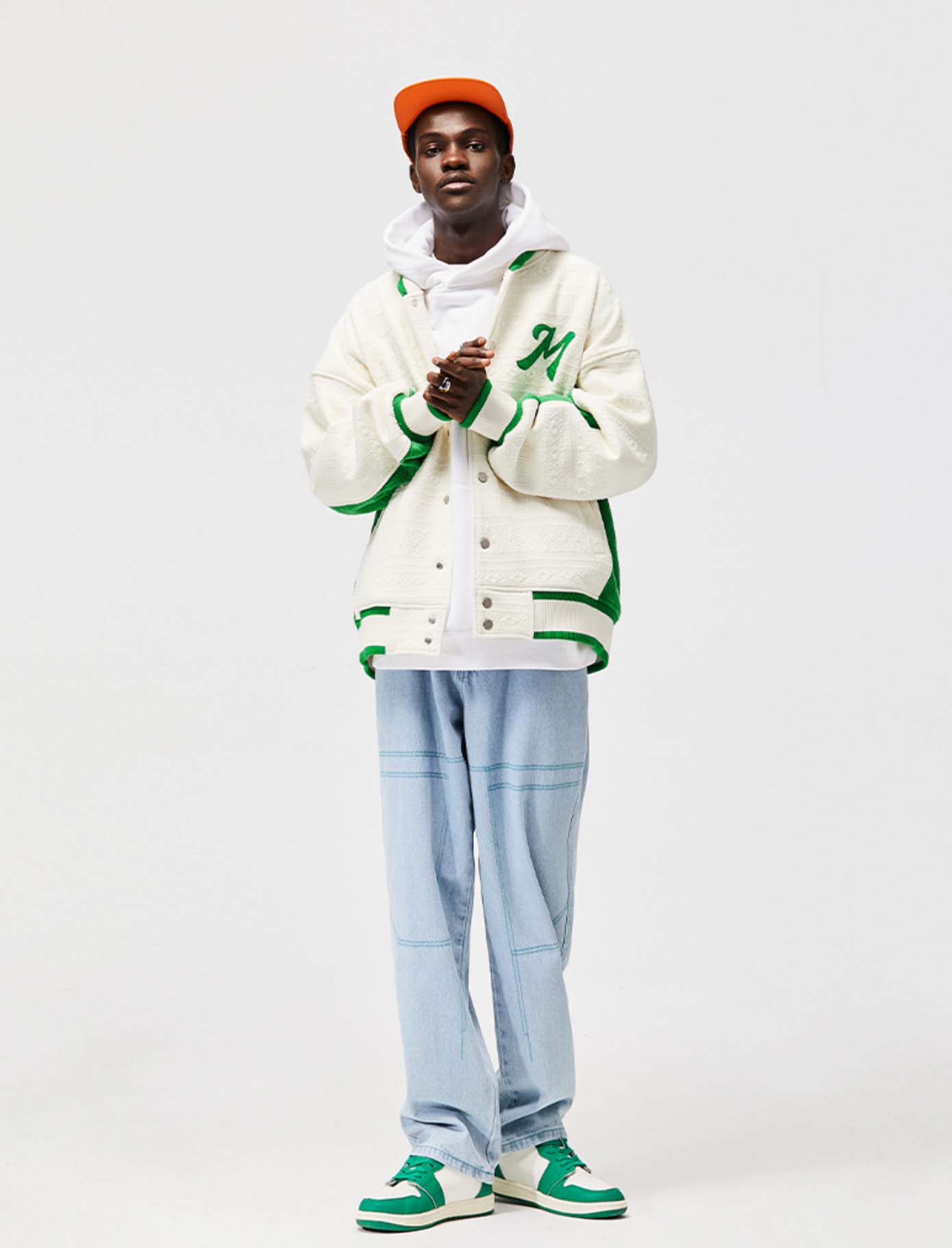 Veste d'hiver maquette verte