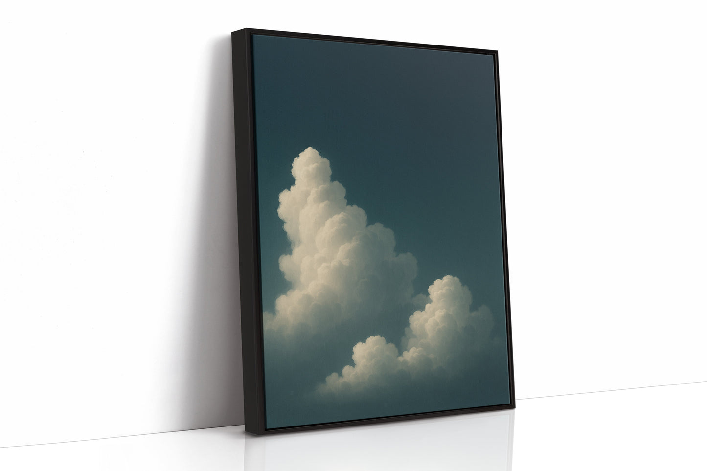 Säulen der Stille in einem dunklen Himmel