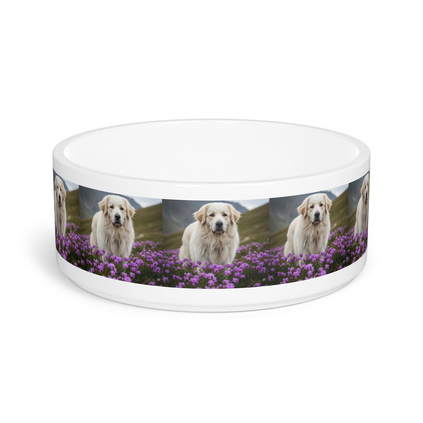 Ceramic Pet Bowl – 16 oz Dog Feeding Bowl