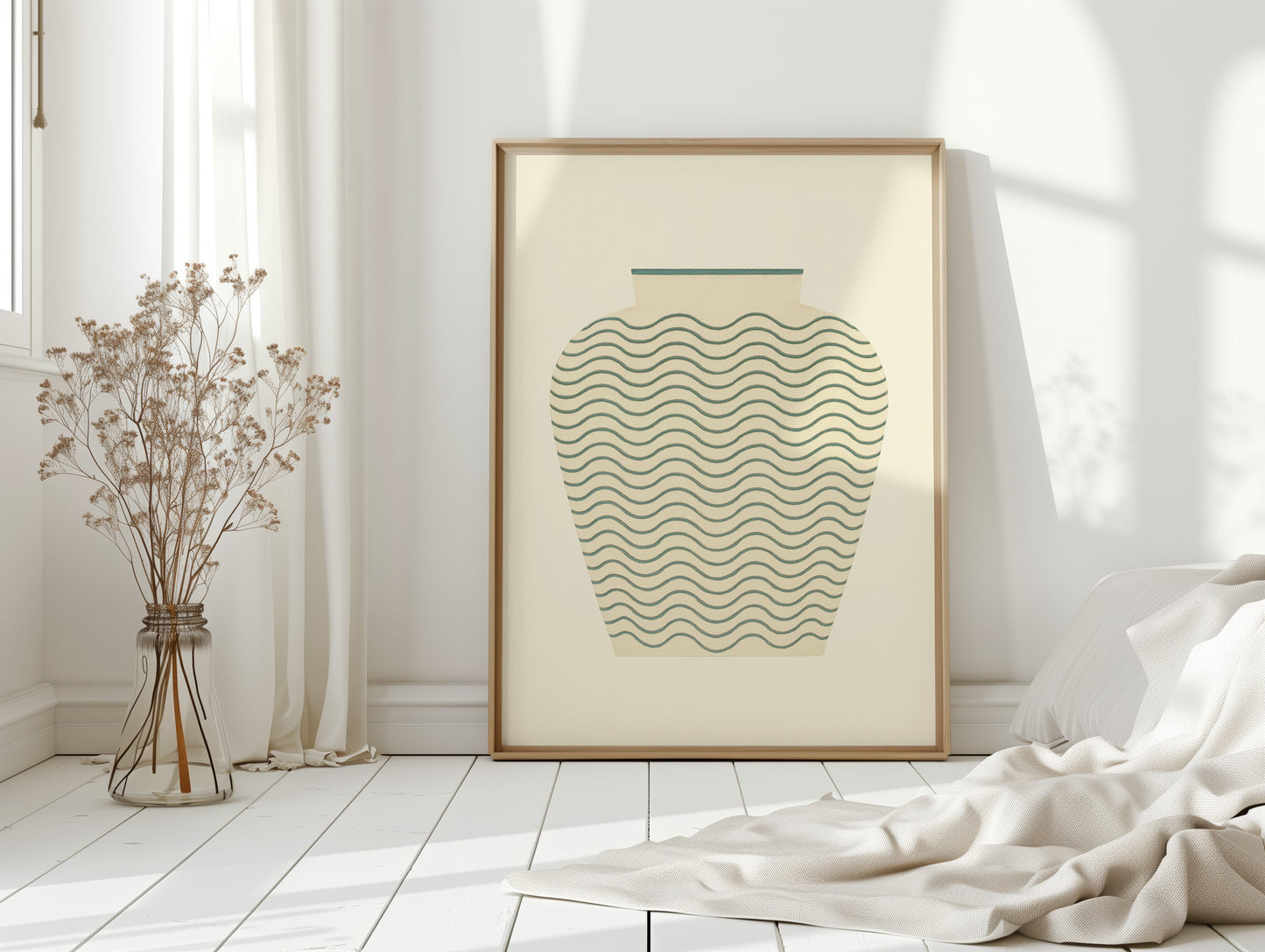Waves on a Clay Vessel