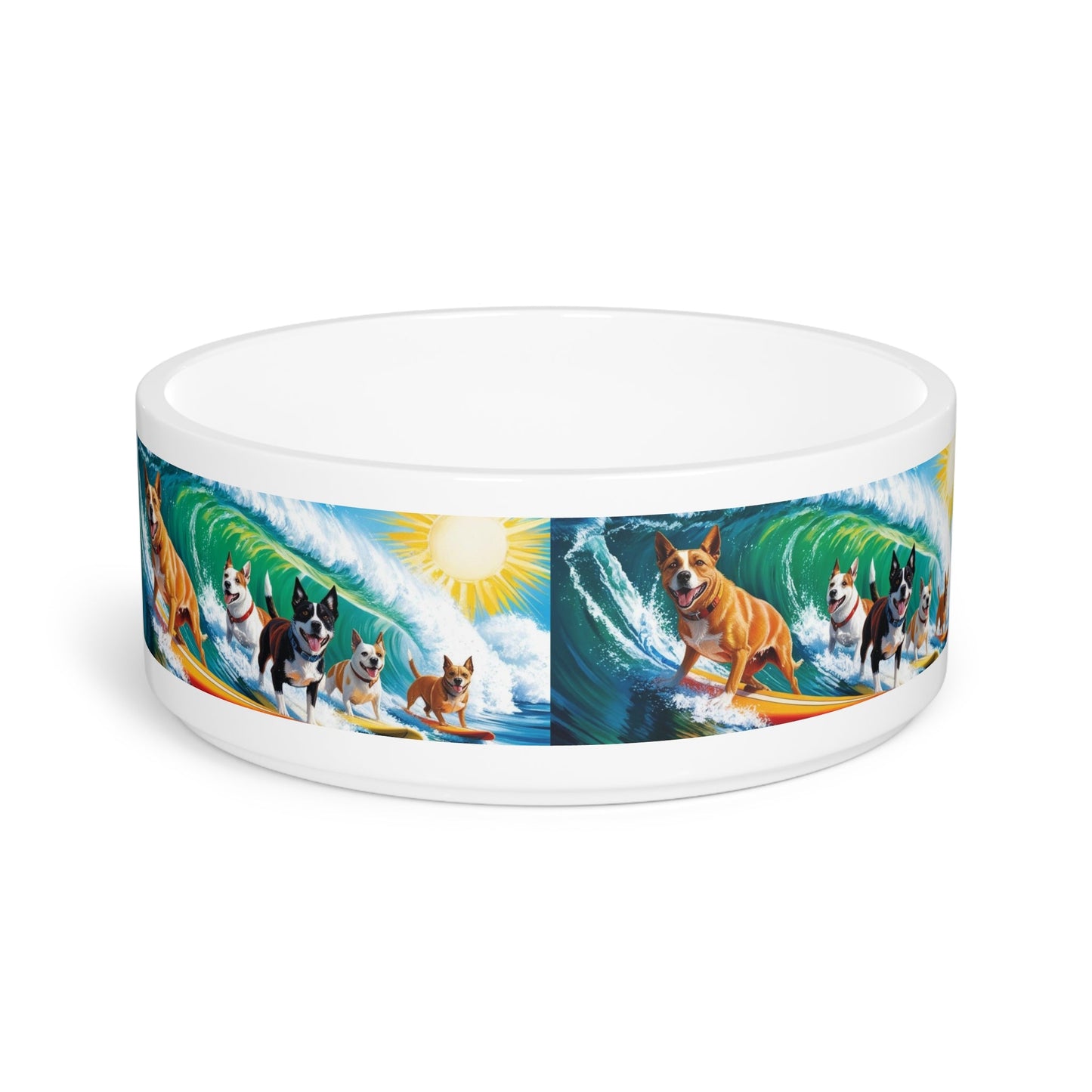 Ceramic Pet Bowl – 16 oz Dog Feeding Bowl