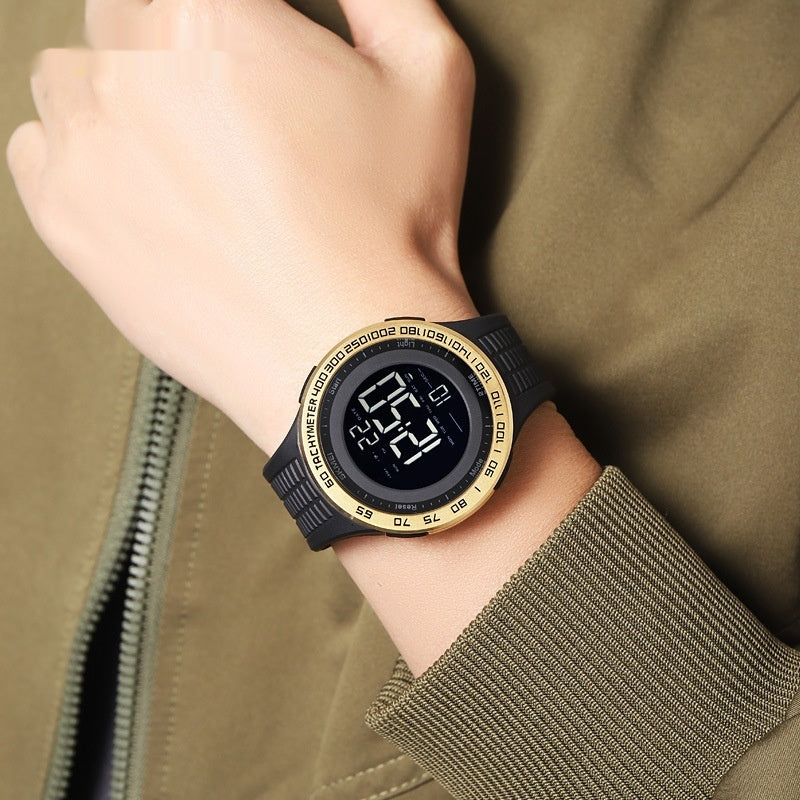 Men's Stylish And Versatile Electronic Watch Luminous Waterproof
