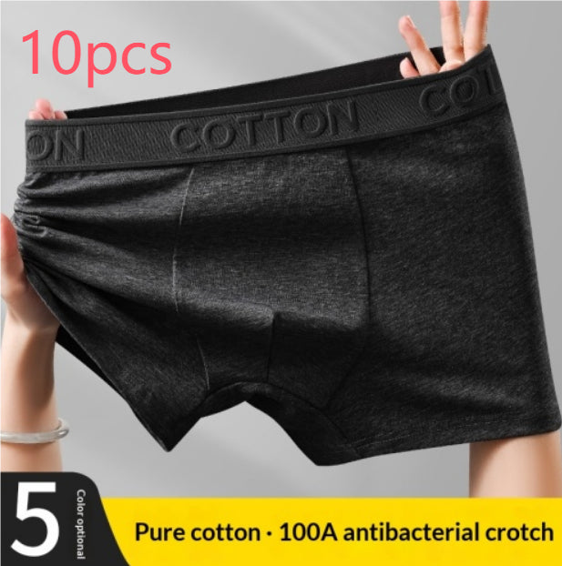 High-End Antibacterial Cotton Boxer Briefs For Men