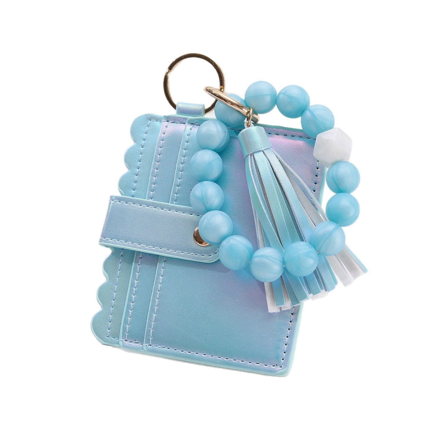 European And American Colorful Laser Gradient Card Holder