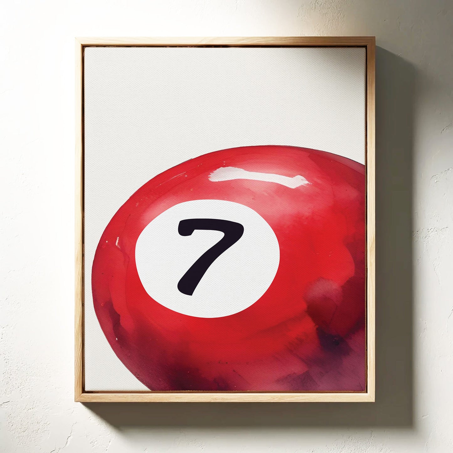 Glückszahl Nr. 7 Druck