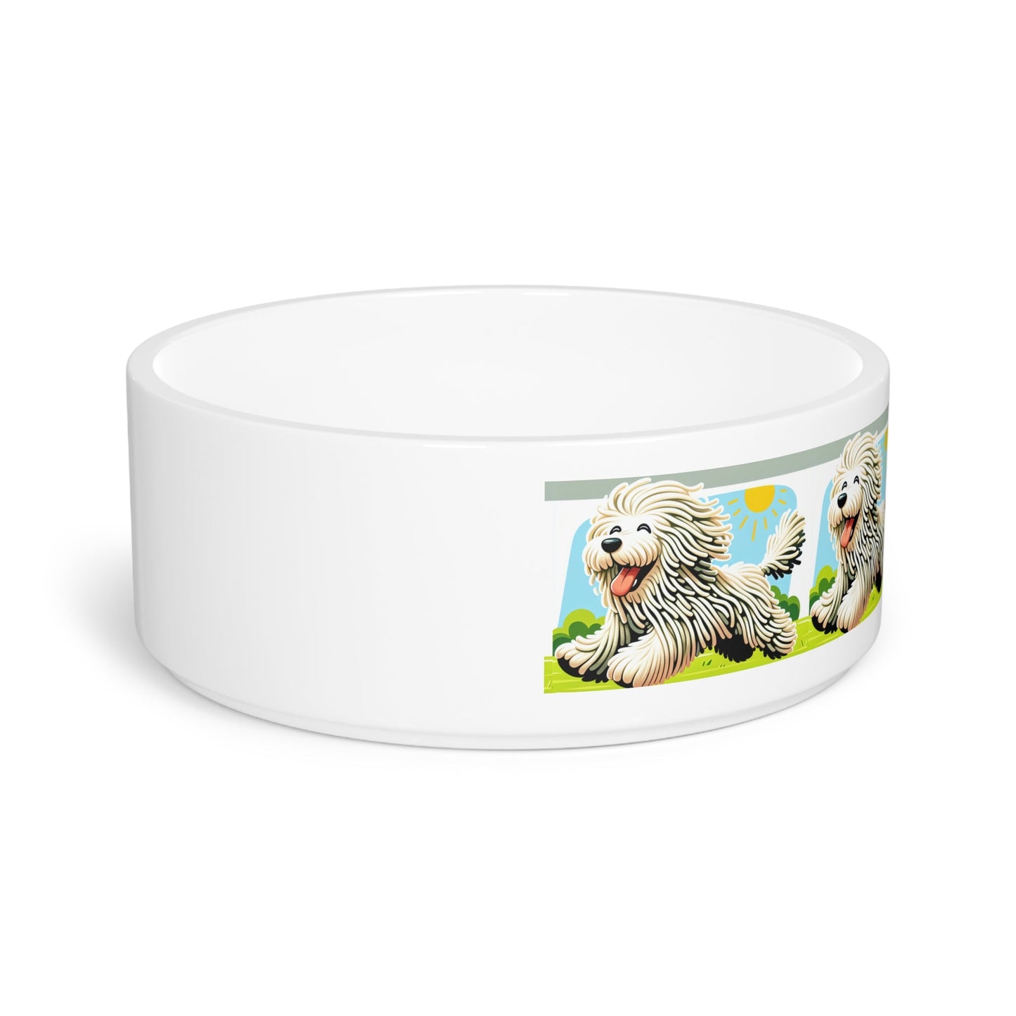 Ceramic Pet Bowl – 16 oz Dog Feeding Bowl