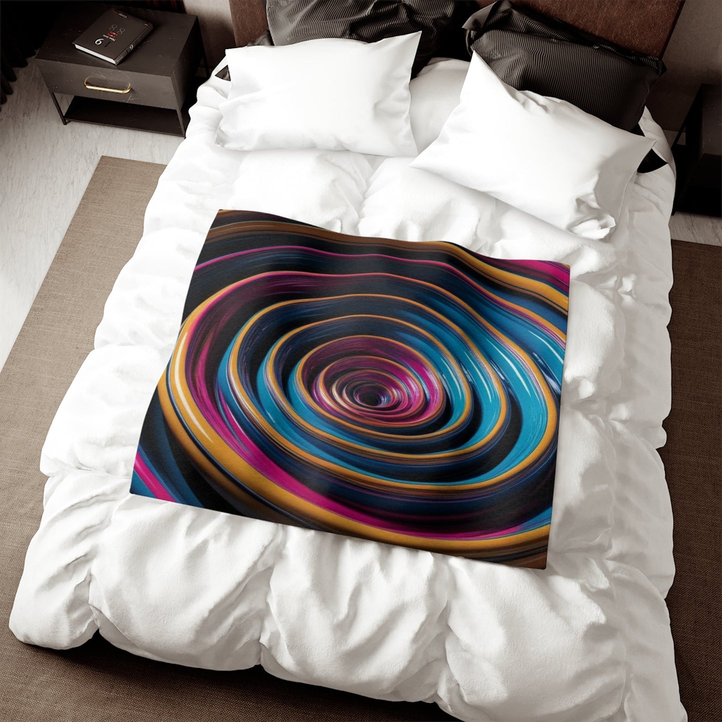 Sweatshirt Blanket – Plush Fleece Throw, 2 Size Options