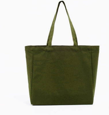 Fashionable Eco-friendly Colorful All-cotton Tote Canvas Bag