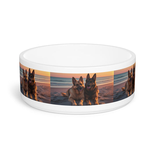 Ceramic Pet Bowl – 16 oz Dog Feeding Bowl