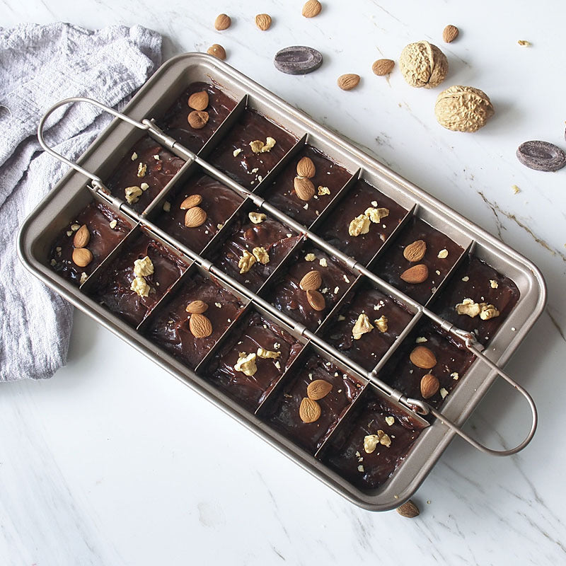 Square Brownie Baking Pan Cake Mold