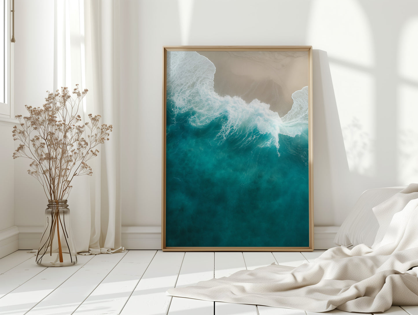 Dérive Aérienne Sur la Houle Turquoise