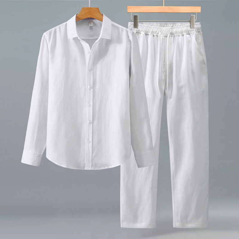High-end Quality Tencel-linen Casual Mens Suit